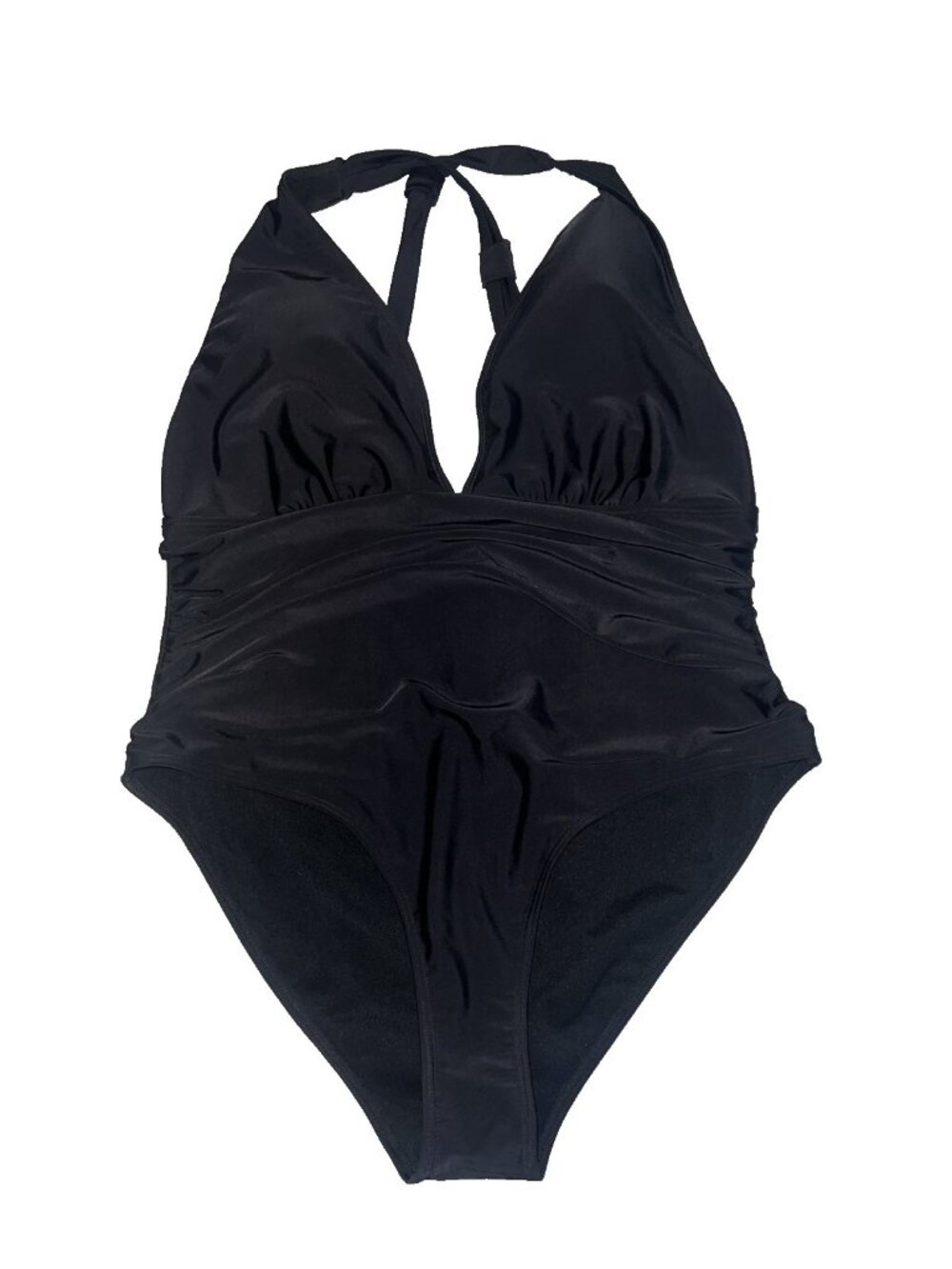 Womans black One Piece Swimsuit  Swimwear plus size 2XL NWOT Tummy control